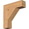 Ekena Millwork Traditional Block Smooth Bracket, Western Red Cedar, 5 1/2"W x 22"D x 22"H BKT06X22X22TRA05SWR - alternate 1
